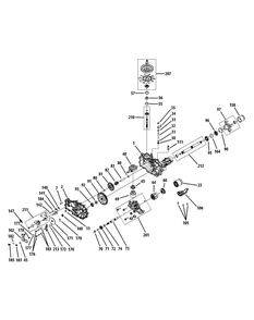 Transmission Rh 618-05126 Diagram and Parts List for Z-FORCESZ60 (17AIDGHD-17AIDGHD010)(2014) Cub Cadet Lawn Tractor